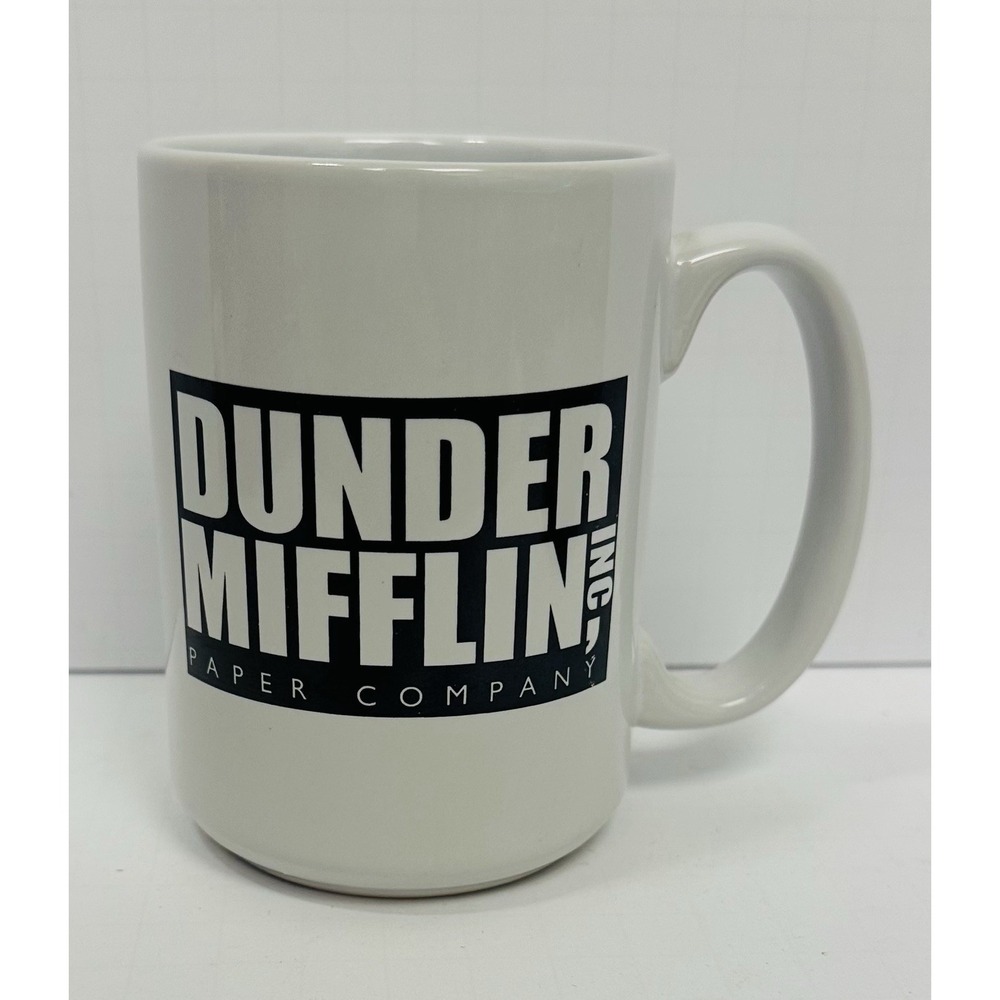 The Office Dunder Mufflin Inc Paper Co "World's Best Boss" White 12oz Mug 2019
